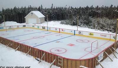 Diy Hockey Rink Backyard