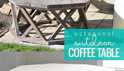 Diy Octagon Coffee Table