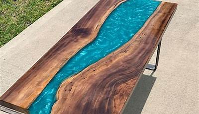 Diy Resin River Table Coffee Tables