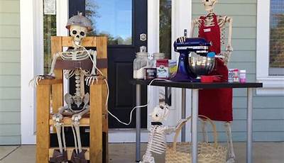 Diy Skeleton Decorations Halloween Party