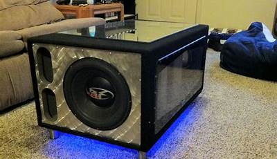 Diy Subwoofer Coffee Table