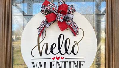 Diy Valentine's Day Door Hanger