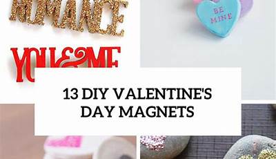 Diy Valentine's Day Magnets