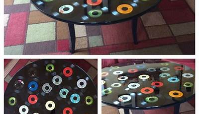 Diy Vinyl Coffee Table