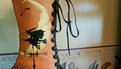 Diy Witch Boots Halloween Decorations