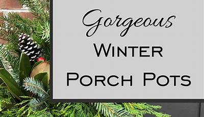 Do You Water Winter Porch Pots