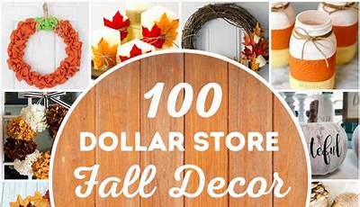 Dollar Store Fall Decor Ideas For The Home