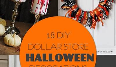 Dollar Store Halloween Decorations Diy Decorating Ideas