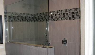 Dual Shower Heads Master Baths Walk In No Door
