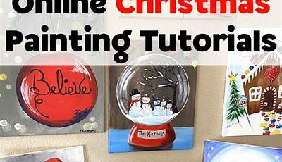 Easy Christmas Paintings Step By Step