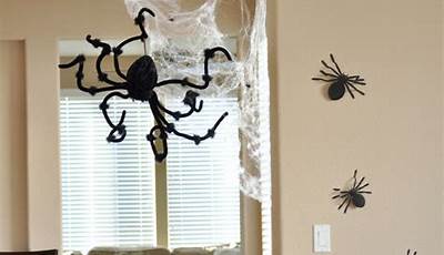Easy Diy Halloween Decorations Spider Webs