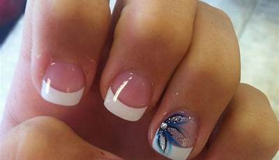 Easy French Tips Short Nails