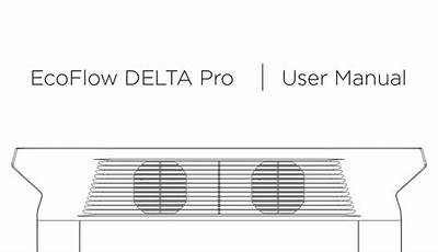 Ecoflow Delta Pro User Manual