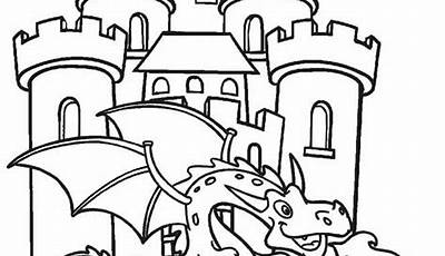 El Dragon De Wawel Para Colorear E Imprimir
