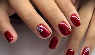 Elegant Christmas Nails Classy