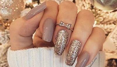 Elegant Christmas Nails Classy Sparkle