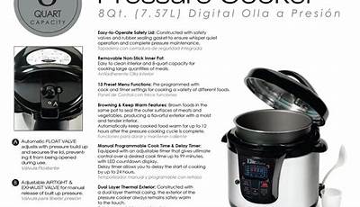 Elite Maxi Matic Pressure Cooker Manual