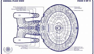 Enterprise 1701 D Schematic