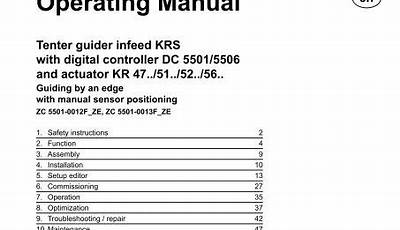Erhardt+Leimer Web Guide Manual Pdf