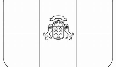 Escudos Y Banderas De Canarias Para Colorear E Imprimir