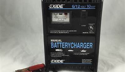 Exide Battery Charger Manual