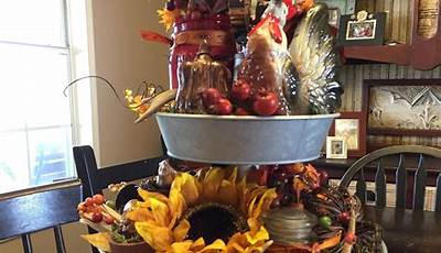 Fall Centerpieces For Table 2 Tier