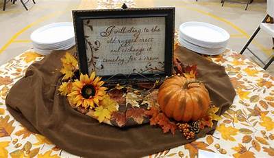 Fall Centerpieces For Table Church