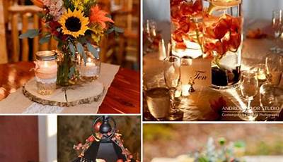 Fall Centerpieces For Table Diy Wedding