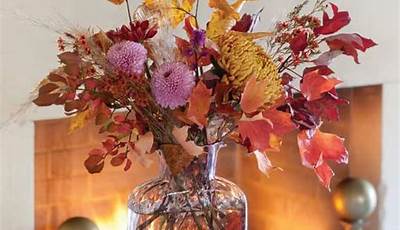 Fall Centerpieces For Table With Leaves