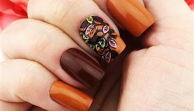 Fall Color Nails Rust