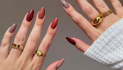 Fall Color Palette Nails