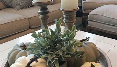 Fall Decor Ideas For Coffee Table