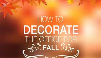 Fall Decor Ideas For The Home Office