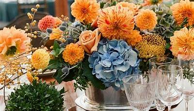 Fall Floral Table Centerpieces