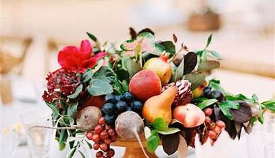 Fall Fruit Centerpieces Table Decorations