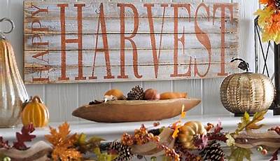Fall Harvest Home Decor