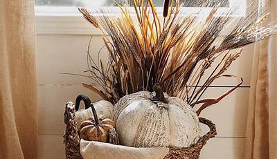 Fall Home Decor Basket