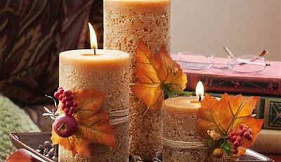 Fall Home Decor Candles
