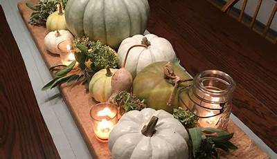 Fall Home Decor Dining Table