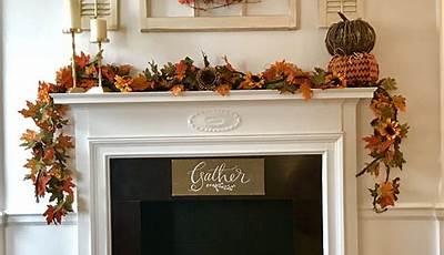 Fall Home Decor Fireplace