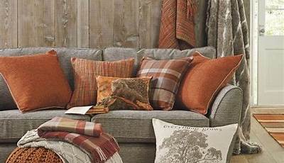 Fall Home Decor Grey Couch