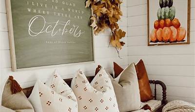 Fall Home Decor Room