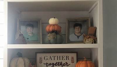 Fall Home Decor Shelves