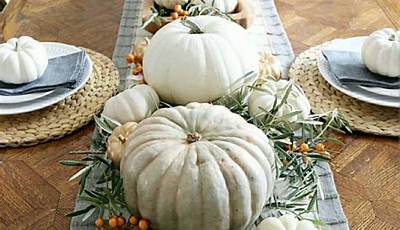 Fall Long Table Centerpieces