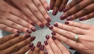 Fall Nail Color For Dark Skin