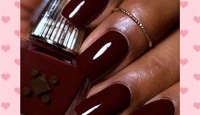 Fall Nail Color On Black Women