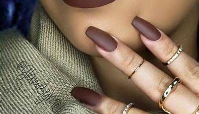 Fall Nail Color On Brown Skin