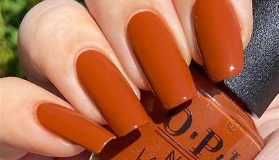 Fall Nail Color Orange