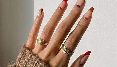 Fall Nail Color Oval