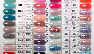 Fall Nail Color Swatches